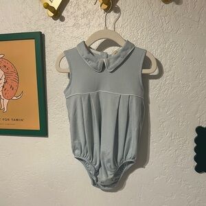 The Beaufort Bonnet Company Gray Bodysuit Classic One Piece